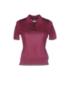 Dsquared2 Polo Shirts In Garnet
