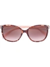 Prada Squared Sunglasses In Brown