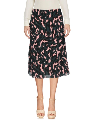 Marni 3/4 Length Skirt In Black