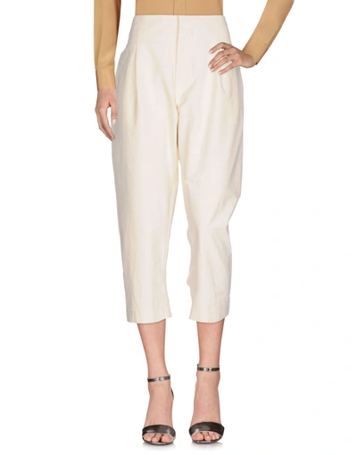 Marni Casual Pants In Ivory