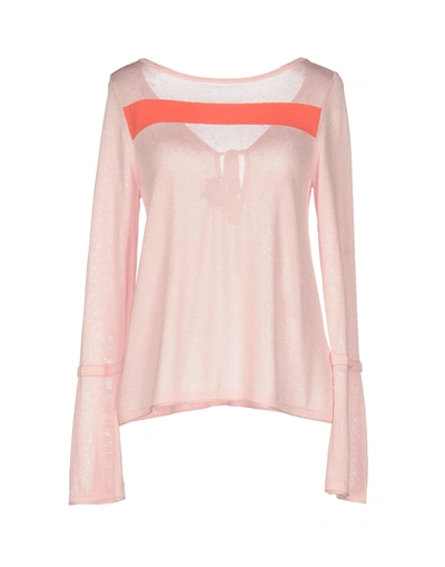 Armani Jeans Sweaters In Pink