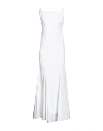 Actualee Long Dresses In White