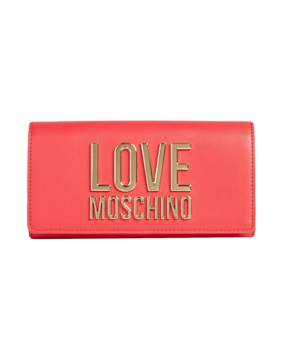 Love Moschino Wallets In Red