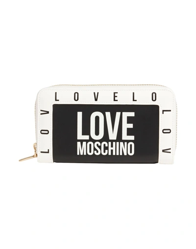 Love Moschino Wallets In Black