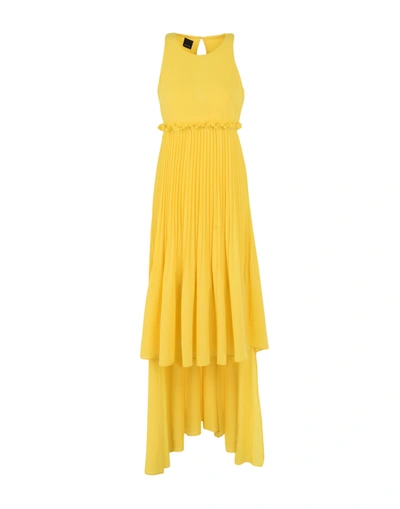 Pinko Knee-length Dresses In Yellow