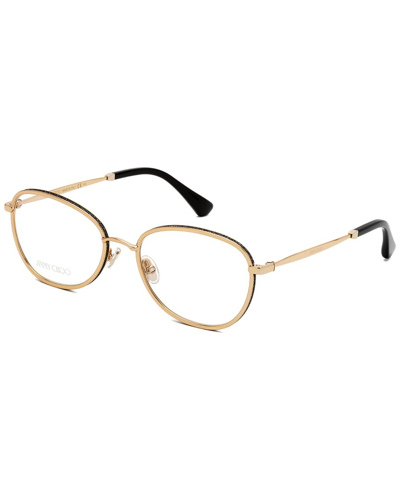 Jimmy Choo Demo Round Ladies Eyeglasses Jc229 0rhl 54 In Demo Lens