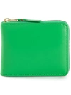 Comme Des Garçons 'colour Plain' Wallet In Green