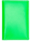 Comme Des Garçons Super Fluo Bi-fold Wallet In Green