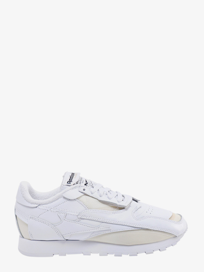 Maison Margiela X Reebok Men's Cutout Leather Low-top Sneakers In White
