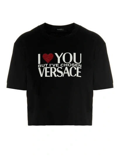 Versace I Â¡ You But... T-shirt, Female, Black, 52