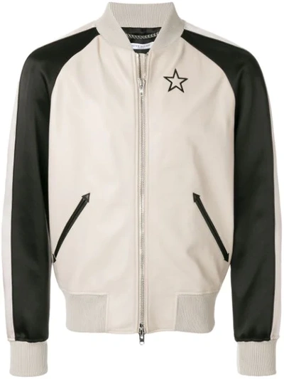 Givenchy Star Bomber Jacket In Neutrals