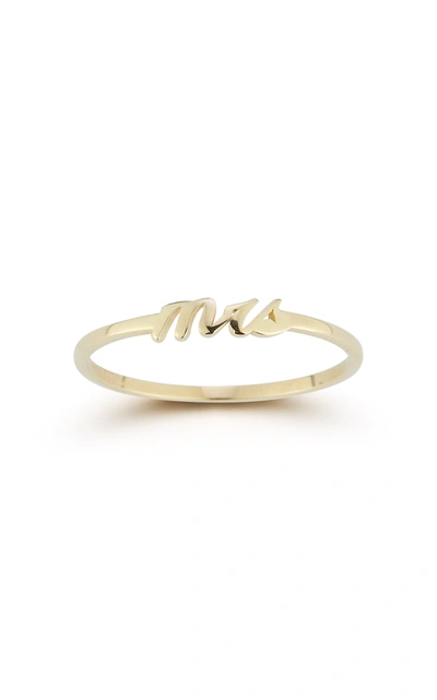 Ember Fine Jewelry 14k Gold Mrs Ring In Multi