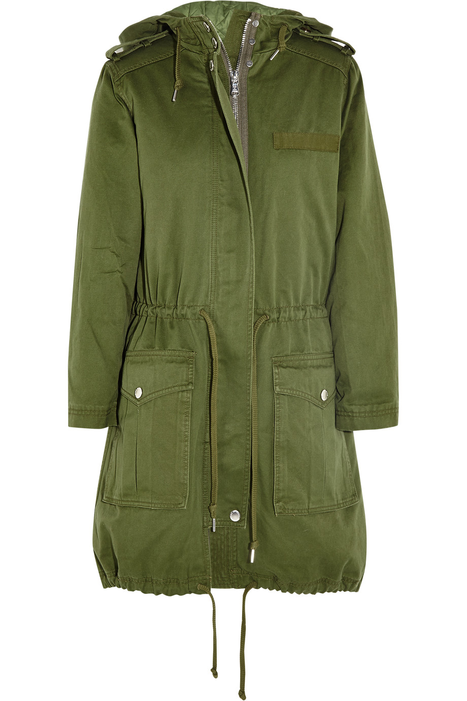 Marc By Marc Jacobs Cotton-twill Hooded Parka | ModeSens