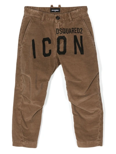Dsquared2 D2p537m-icon Trousers Dsquared In Cofee Liqueur