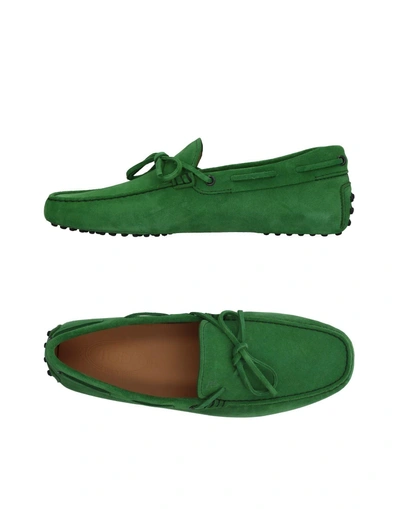 Tod's Loafers In Green