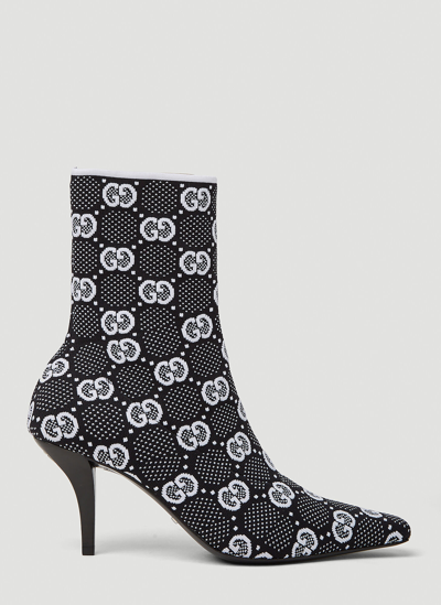 Gucci Woman Black&white Boots