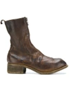Guidi Front Zip Boots - Brown