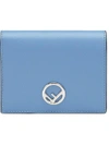 Fendi Logo Fold Out Purse - Blue