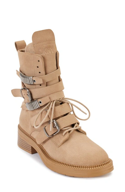 Dkny Women's Ita Buckled Boots In Taupe