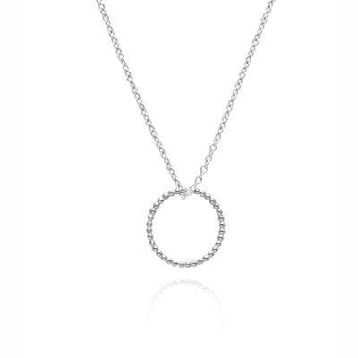 Myia Bonner Silver Circle Sphere Necklace