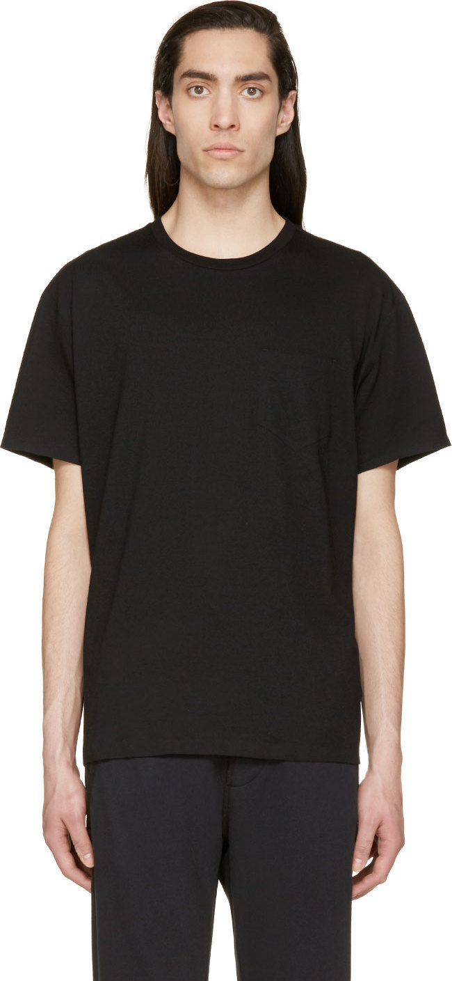 Alexander Wang T Black Welded Pocket T-shirt | ModeSens