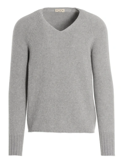 Ma'ry'ya V-neck Sweater In Gray