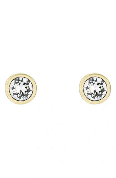 Ted Baker Sinaa Stud Earrings In Gold And Crystal