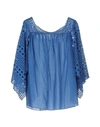 Plein Sud Jeanius Blouse In Blue