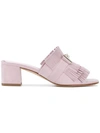 Tod's Sand.38a Doppia T Micro Fran. In Lkeepsake Lilac