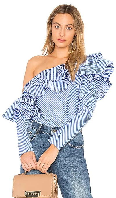 Central Park West Dover Top In Blue