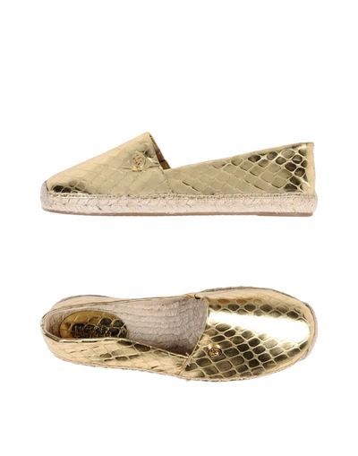 Michael Michael Kors Espadrilles In Gold