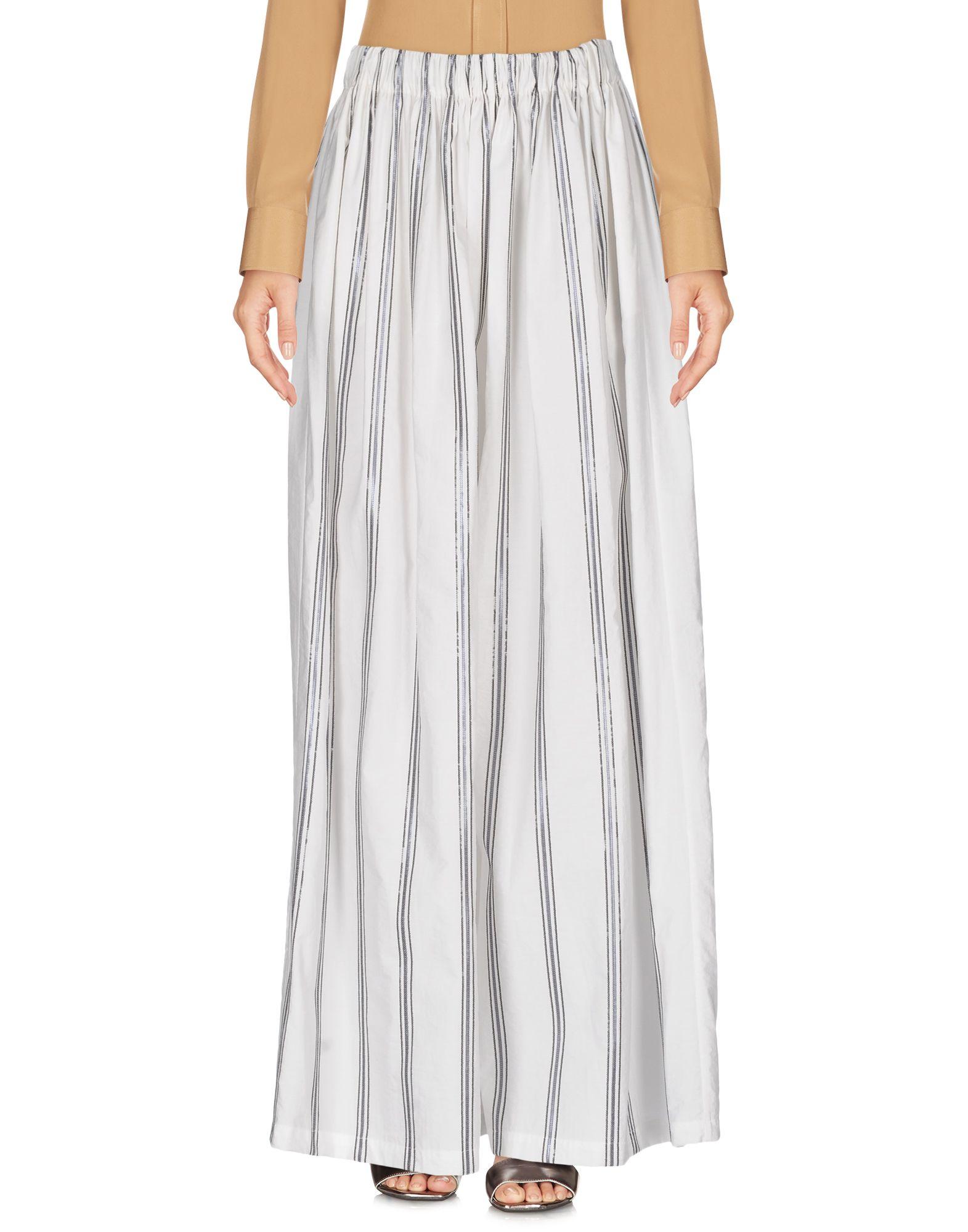 Brunello Cucinelli Maxi Skirts In White | ModeSens