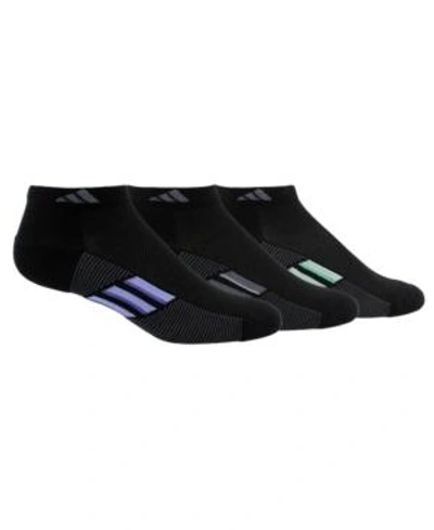 Adidas Originals Adidas 3-pk. Cushioned Mesh Socks In Black
