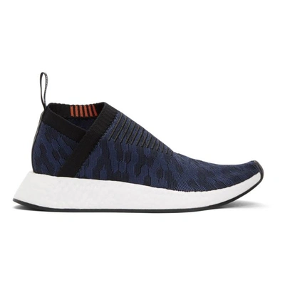 Adidas Originals Black And Indigo Nmd-cs2 Pk Sneakers In Core Black