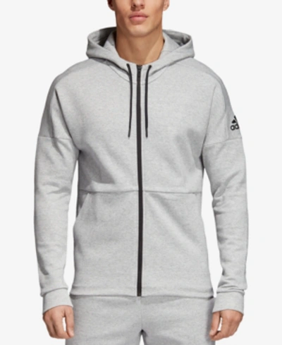 Adidas Originals Adidas Men's 36 Hours Stadium Zip Hoodie In Grey