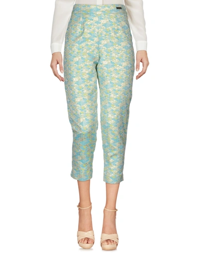Alessandro Dell'acqua Cropped Pants & Culottes In Light Green