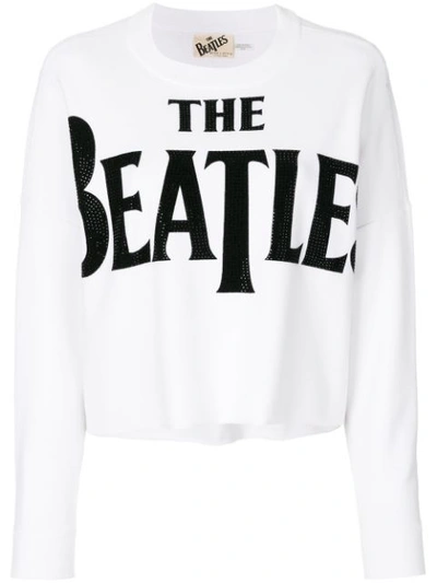 Alice And Olivia The Beatles Jumper In White