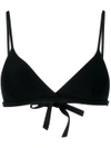 Asceno Triangle Bikini Top In Black