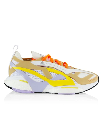 Adidas By Stella Mccartney Asmc Solarglide Running Sneakers In White,multi