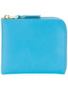 Comme Des Garçons Classic Leather Wallet In Blue