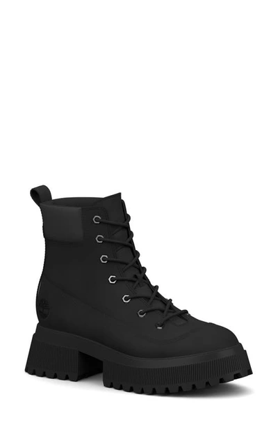 Timberland Sky Lace-up Boot In Black Nubuck