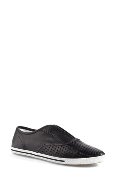Marc By Marc Jacobs Codie Perforated Leather Slip-on Sneakers In Black |  ModeSens
