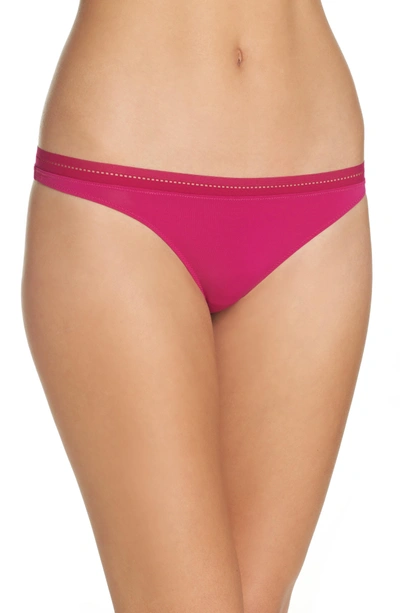 Free People Intimately Fp Truth Or Dare Thong In Dark Pink