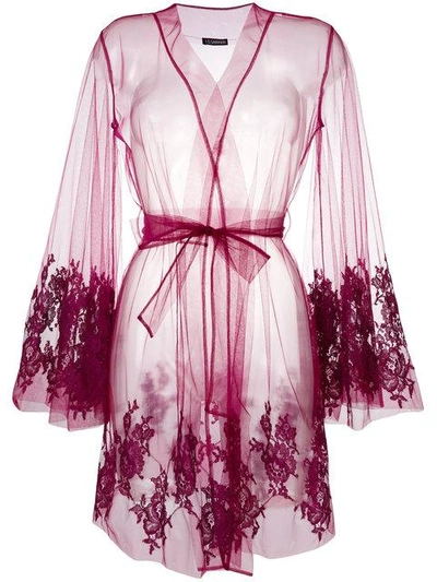 I.d.sarrieri Lace-embroidered Night Gown - Pink