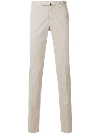Incotex Chino Trousers In Neutrals