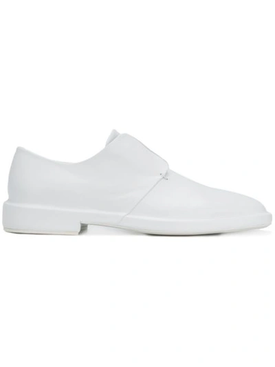 Jil Sander Junior Slip-on Leather Derby Shoes In White