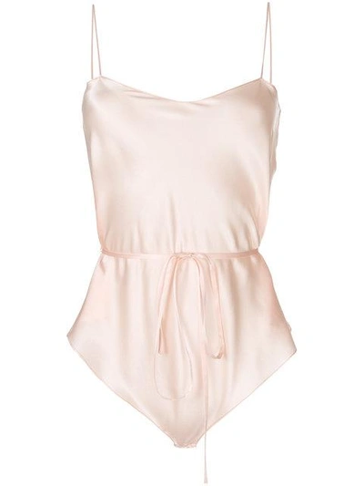 Maguy De Chadirac Nightwear Bodysuit In Pink