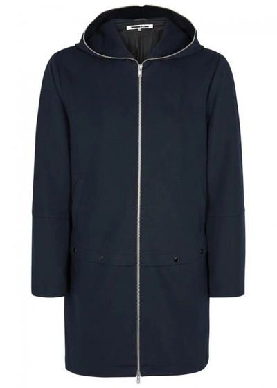 Mcq By Alexander Mcqueen Navy Hooded Jacket