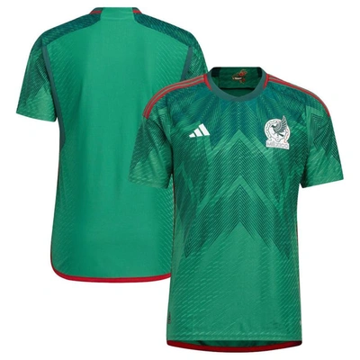 Adidas Originals Adidas Green Mexico National Team 2022/23 Home Authentic Blank Jersey In Vivid Green/collegiate Green