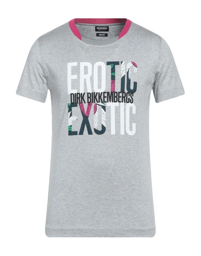 Dirk Bikkembergs T-shirts In Grey